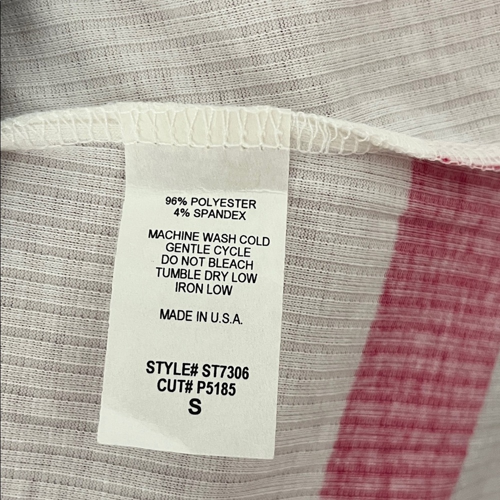 Colorful Striped Knot-Front Tee by Hailey & Co. - Picture 7 of 7